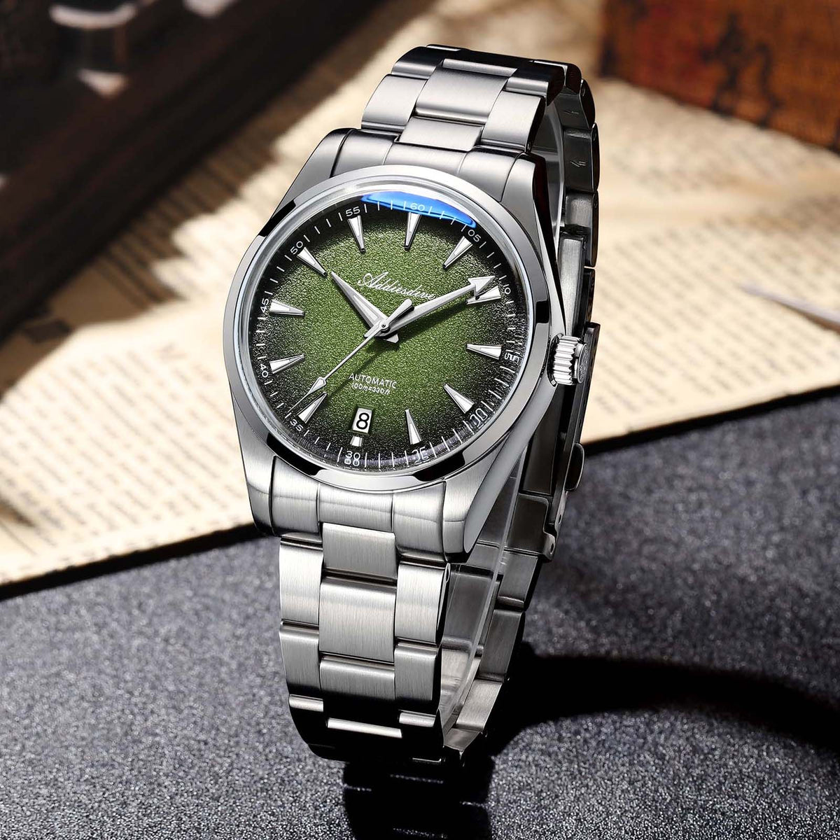 ★Magazzino Italia★ADDIESDIVE AD2527 Orologio Uomo Lusso | Impermeabile 100M, Automatico Giapponese