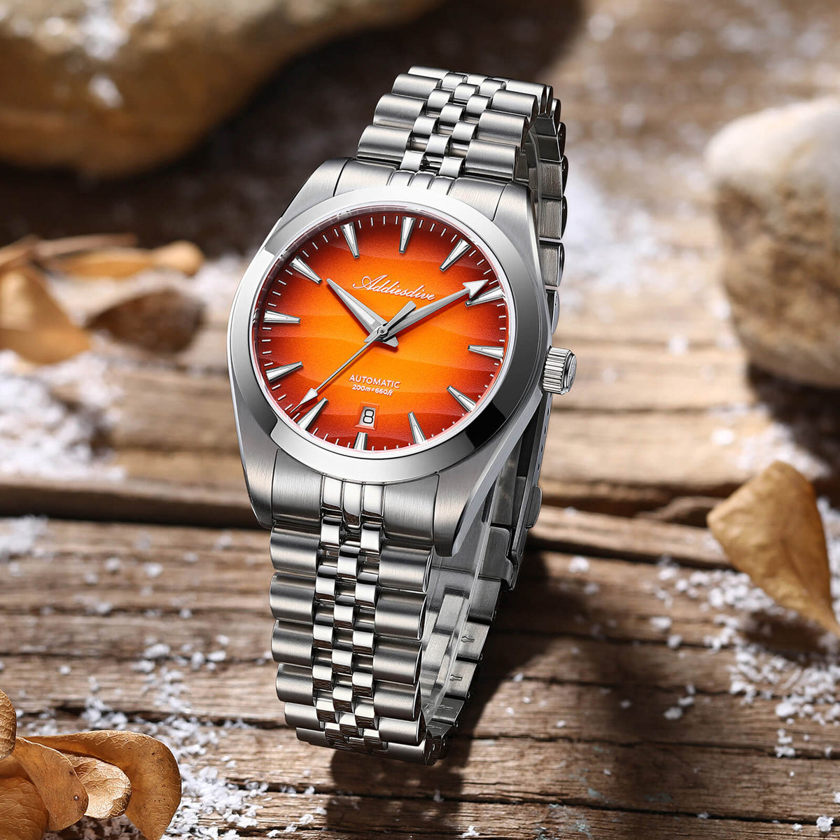 🔥SALDI D'AUTUNNO 🔥 Addiesdive Orologio Automatico 39mm “Desert Mirage” AD2540