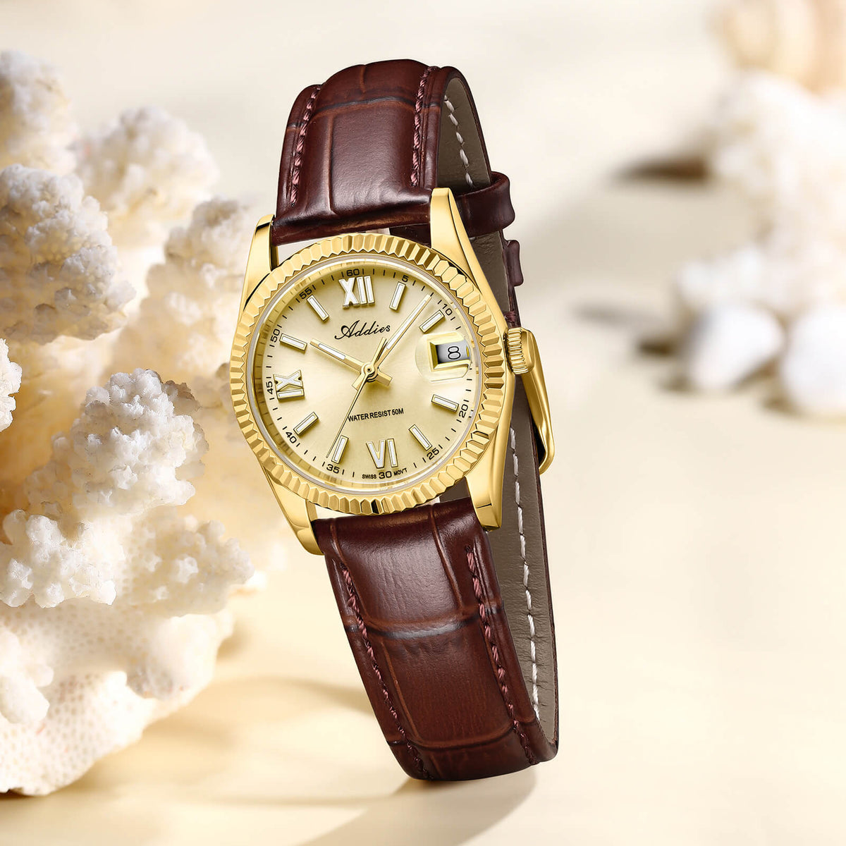 ★Nuovi Arrivi★Orologio da donna di lusso Addies da 28 mm con movimento al quarzo AW25901