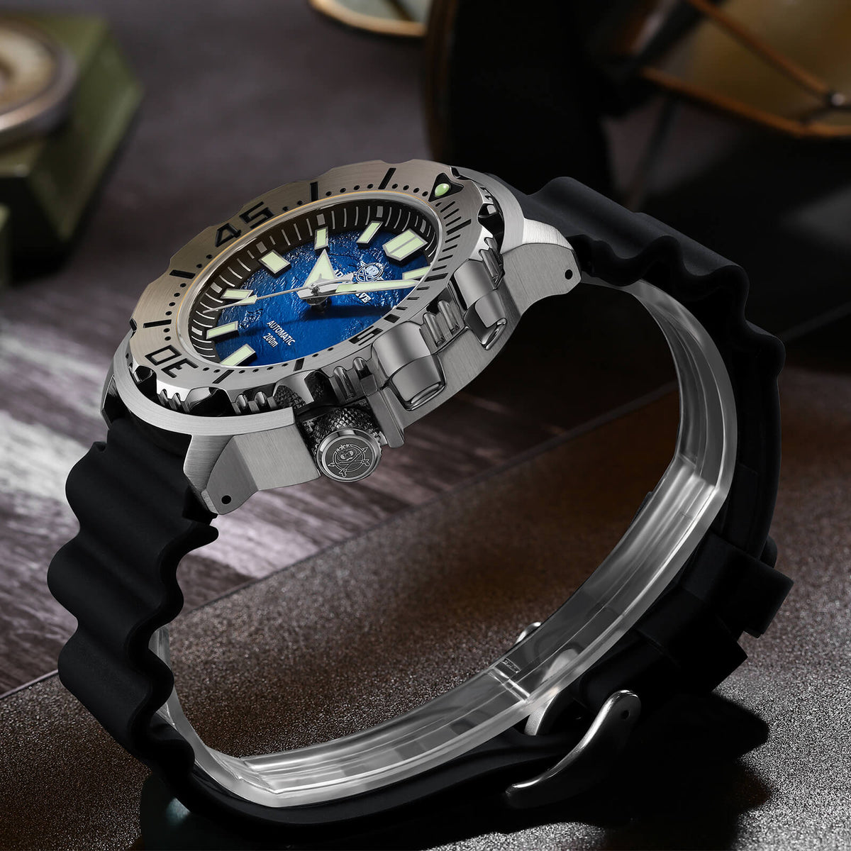 ★Speciali settimanali★ADDIESDIVE Orologio Subacqueo OceanMonster AD2047