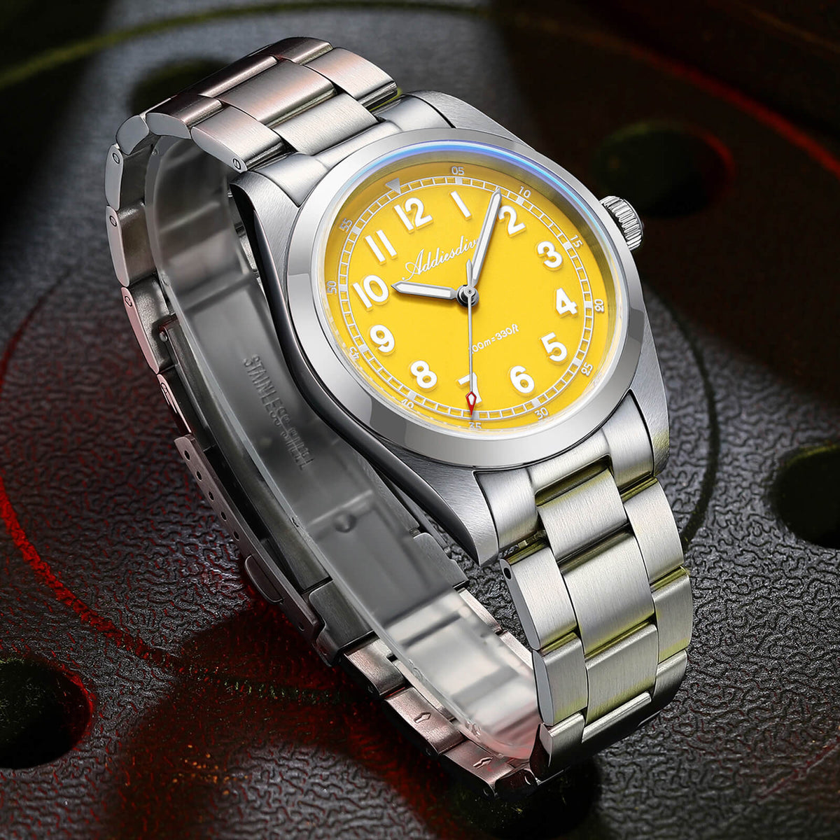 Orologio al quarzo ADDIESDIVE da 36 mm con movimento Super 2035 AD2521