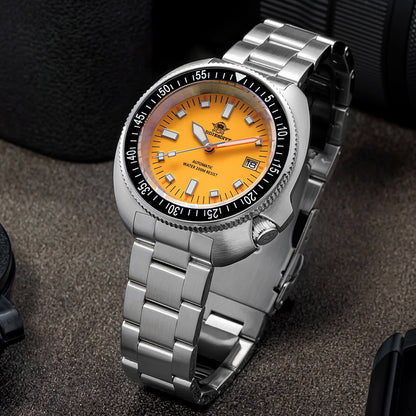 ★Saldi Anniversario★ADDIESDIVE Orologio Subacqueo Retro Captain Willard AD2081