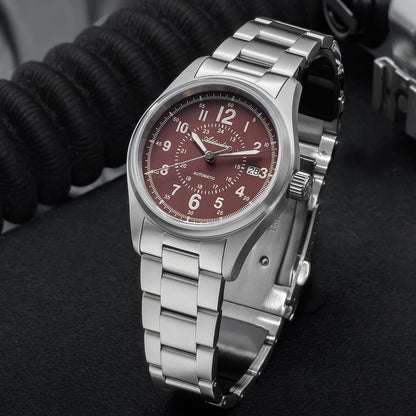 ADDIESDIVE Orologio automatico in cristallo di zaffiro da 39 mm Orologio da campo AD2074