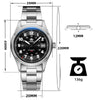 ADDIESDIVE®Pilot Watch Orologio Automatico Elegante da Uomo Diver 200M (AD2048)