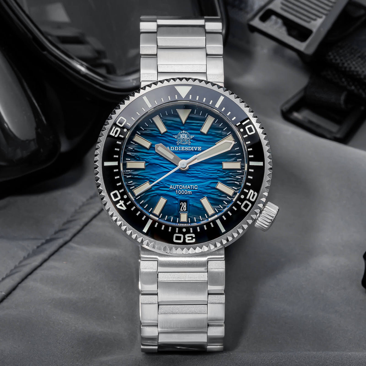 ★Speciale Capodanno★Addiesdive 46mm 1000m Orologio Subacqueo AD2069