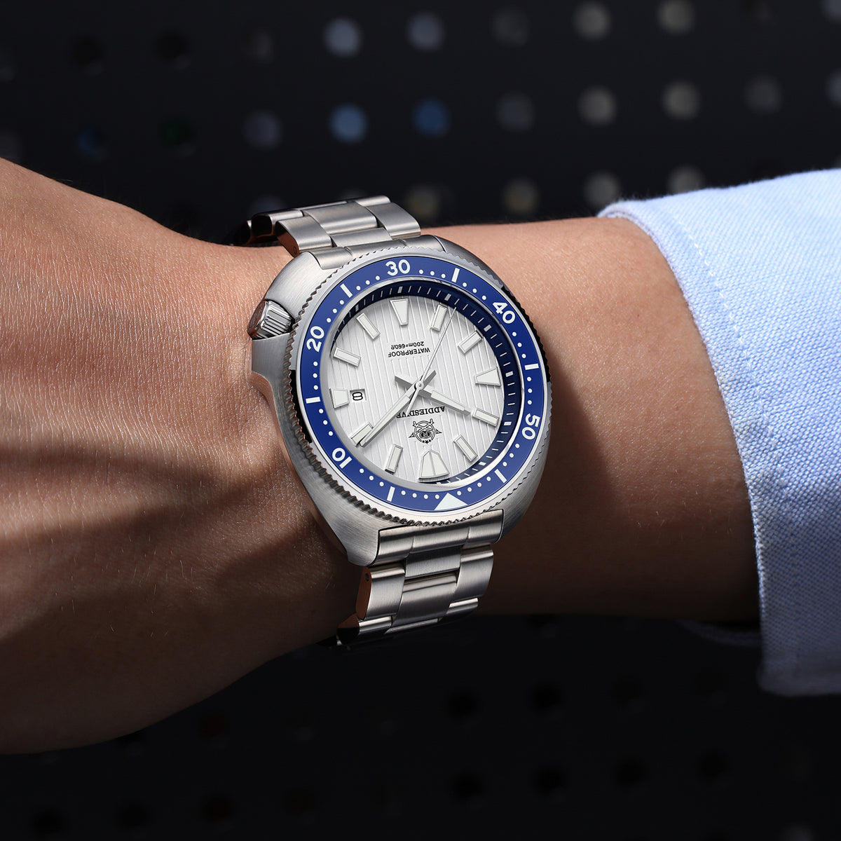 ★Offerta speciale★ Orologio subacqueo al quarzo da uomo Addiesdive Turtle 41 mm AD2507