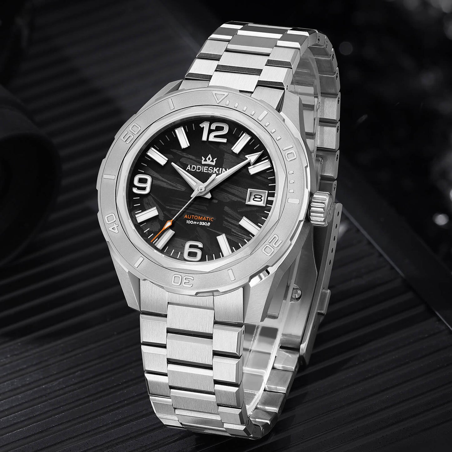 Orologio da uomo automatico AddiesKIN K007 “Carbon Luxe” con movimento 9015