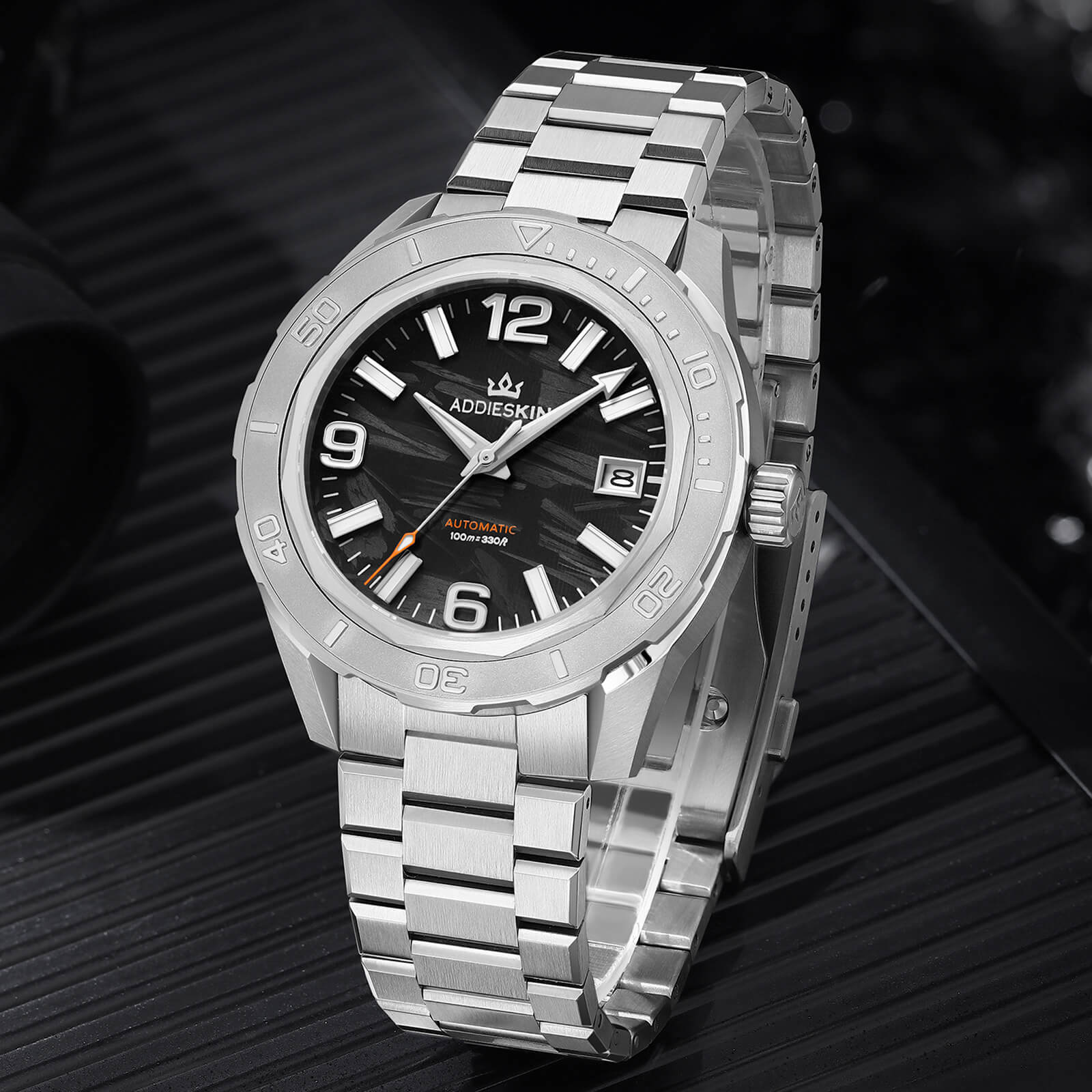 Orologio da uomo automatico AddiesKIN K007 “Carbon Luxe” con movimento 9015
