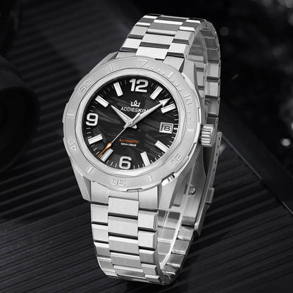 Orologio da uomo automatico AddiesKIN K007 “Carbon Luxe” con movimento 9015