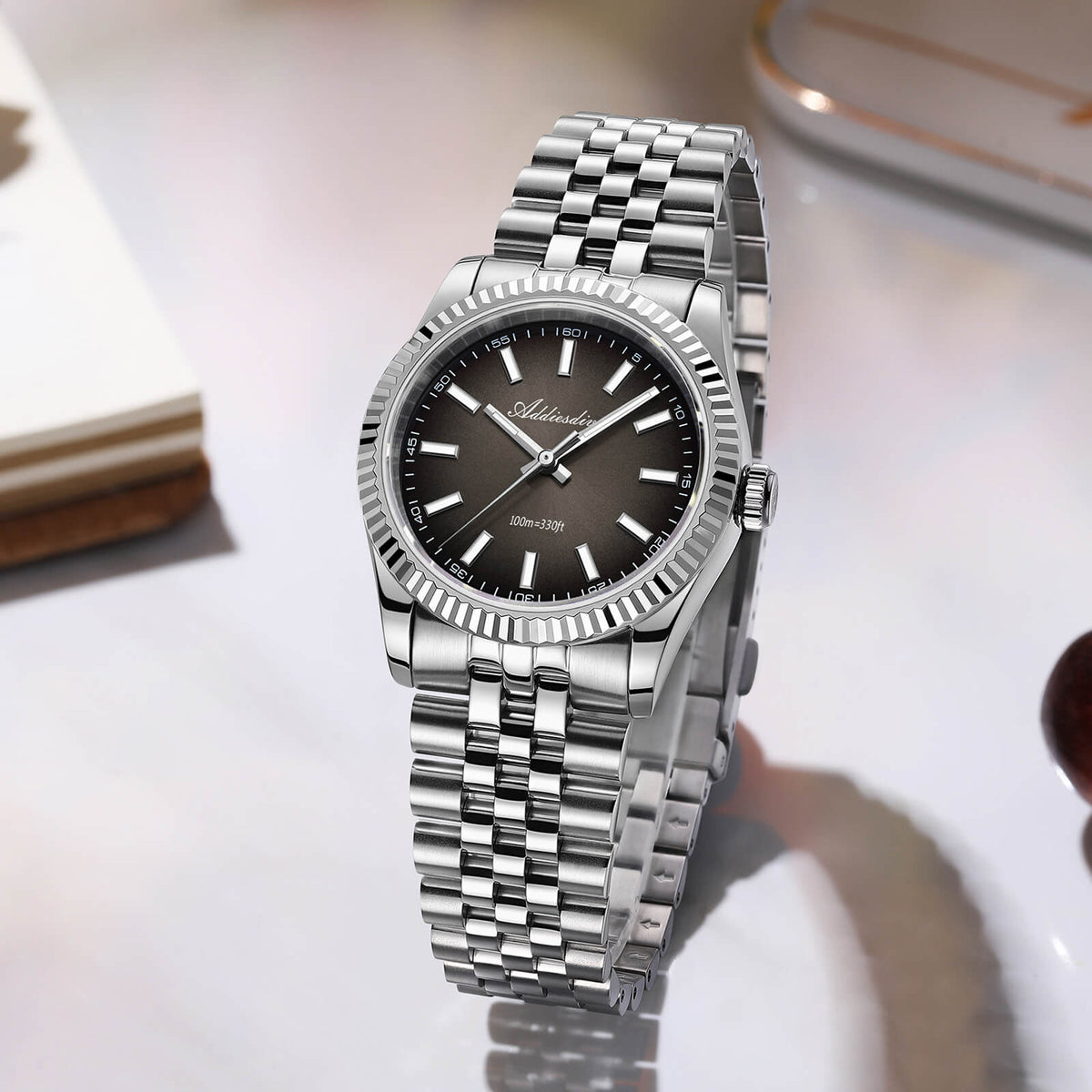 ★Saldi Anniversario★ADDIESDIVE 36mm DJ Homage Orologio da uomo AD2073