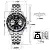 ADDIESDIVE Orologio Cronografo al Quarzo con Quadrante Panda da 41 mm VK64 (AD2034)