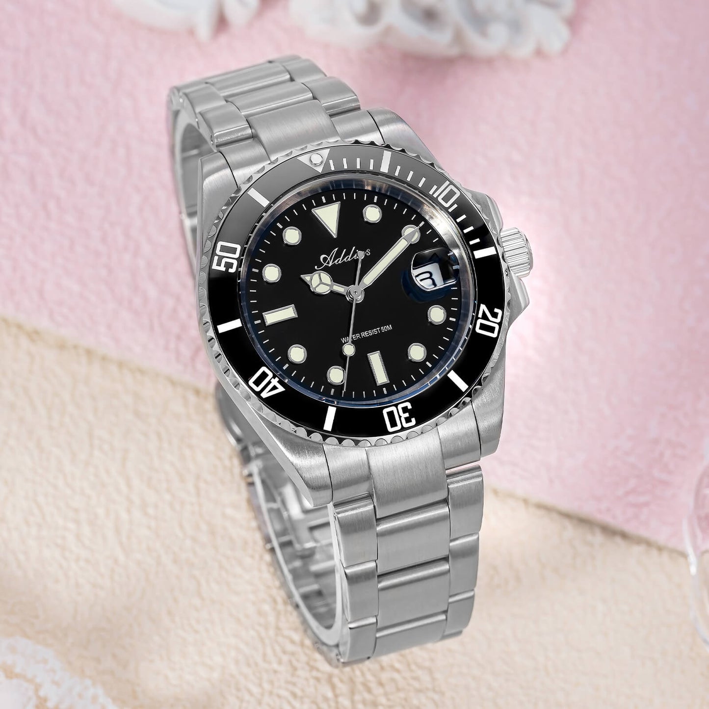 Addies Orologio al quarzo Luxury in acciaio inossidabile AW25902
