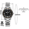 ADDIESDIVE Orologio Subacqueo Automatico Milsub AD2058