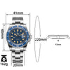 ADDIESDIVE Orologio al Quarzo Retro Sub AD2054