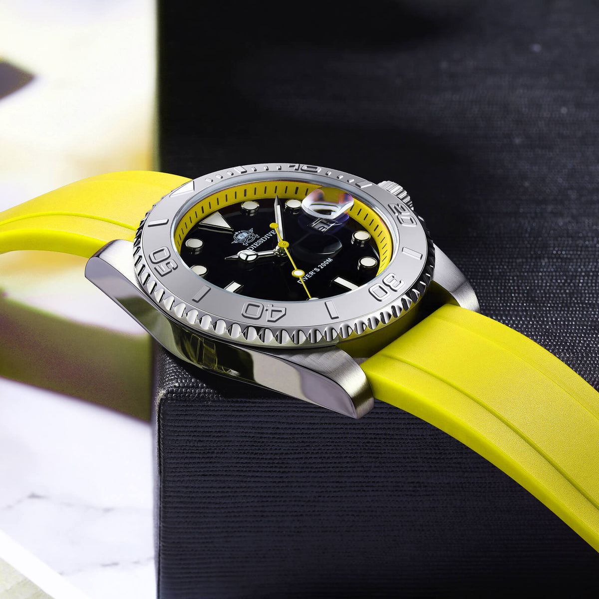 ★Saldi Anniversario★ADDIESDIVE Orologio Sportivo al Quarzo da 41 mm Impermeabile 200 m (AD2040)