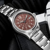 ADDIESDIVE Orologio automatico in cristallo di zaffiro da 39 mm Orologio da campo AD2074