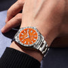 ADDIESDIVE Orologio GMT al quarzo da 38 mm con movimento RONDA 515 (AD2548)