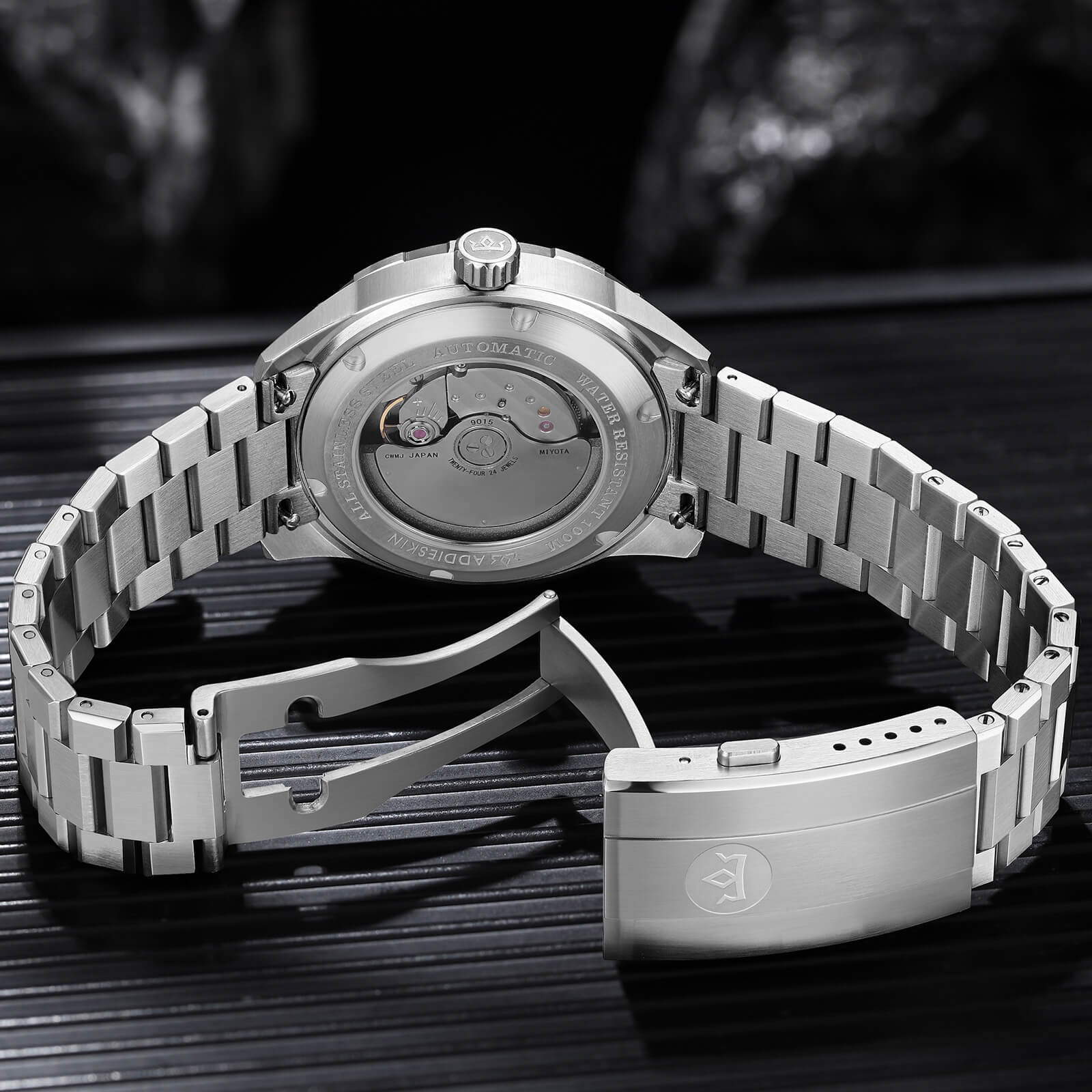 Orologio da uomo automatico AddiesKIN K007 “Carbon Luxe” con movimento 9015