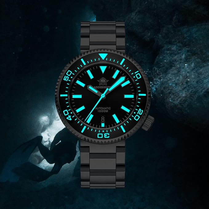 ★Magazzino italiano★ADDIESDIVE Diver 1000M Orologio subacqueo professionale 45MM (MY-H6)