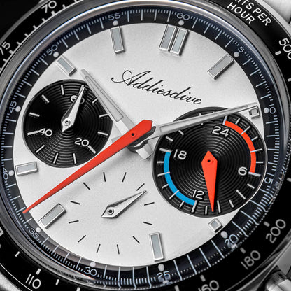🔥SALDI D'AUTUNNO 🔥 Orologio cronografo al quarzo ADDIESDIVE 37 mm VK63 da corsa AD2539