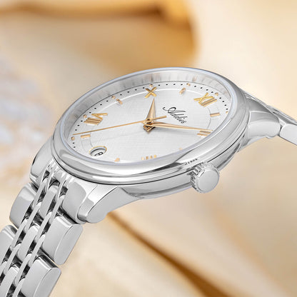 Orologio da donna di lusso Addies, al quarzo, in acciaio inossidabile, 31 mm – AW25904