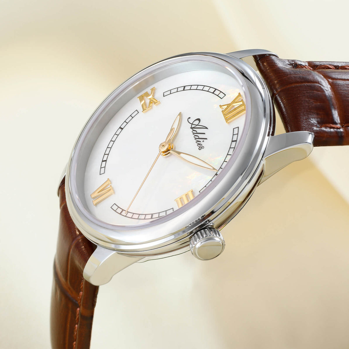🔥SALDI D'AUTUNNO 🔥 Orologio da Donna di Lusso Addies 31mm in Acciaio Inossidabile al Quarzo AW25906