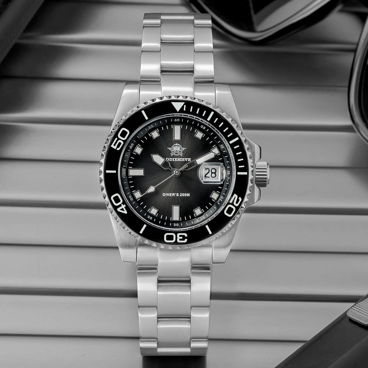 ADDIESDIVE 41 mm Orologio Subacqueo al Quarzo da AD2089