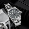 ADDIESDIVE Orologio automatico in cristallo di zaffiro da 39 mm Orologio da campo AD2074