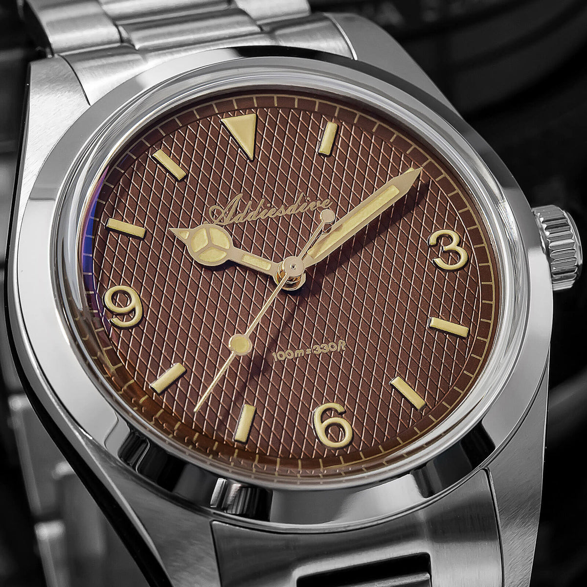 ★Saldi Anniversario★Orologio subacqueo ADDIESDIVE Explore da 36 mm, orologio al quarzo VH31 AD2096