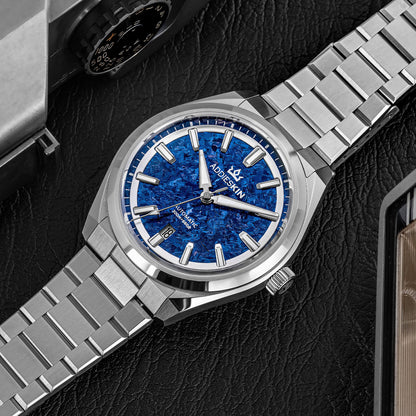 🔥SALDI D'AUTUNNO 🔥AddiesKIN Orologio Automatico di Lusso K006 – 40mm, Quadrante in Titanio Cristallizzato, Movimento Miyota 9015