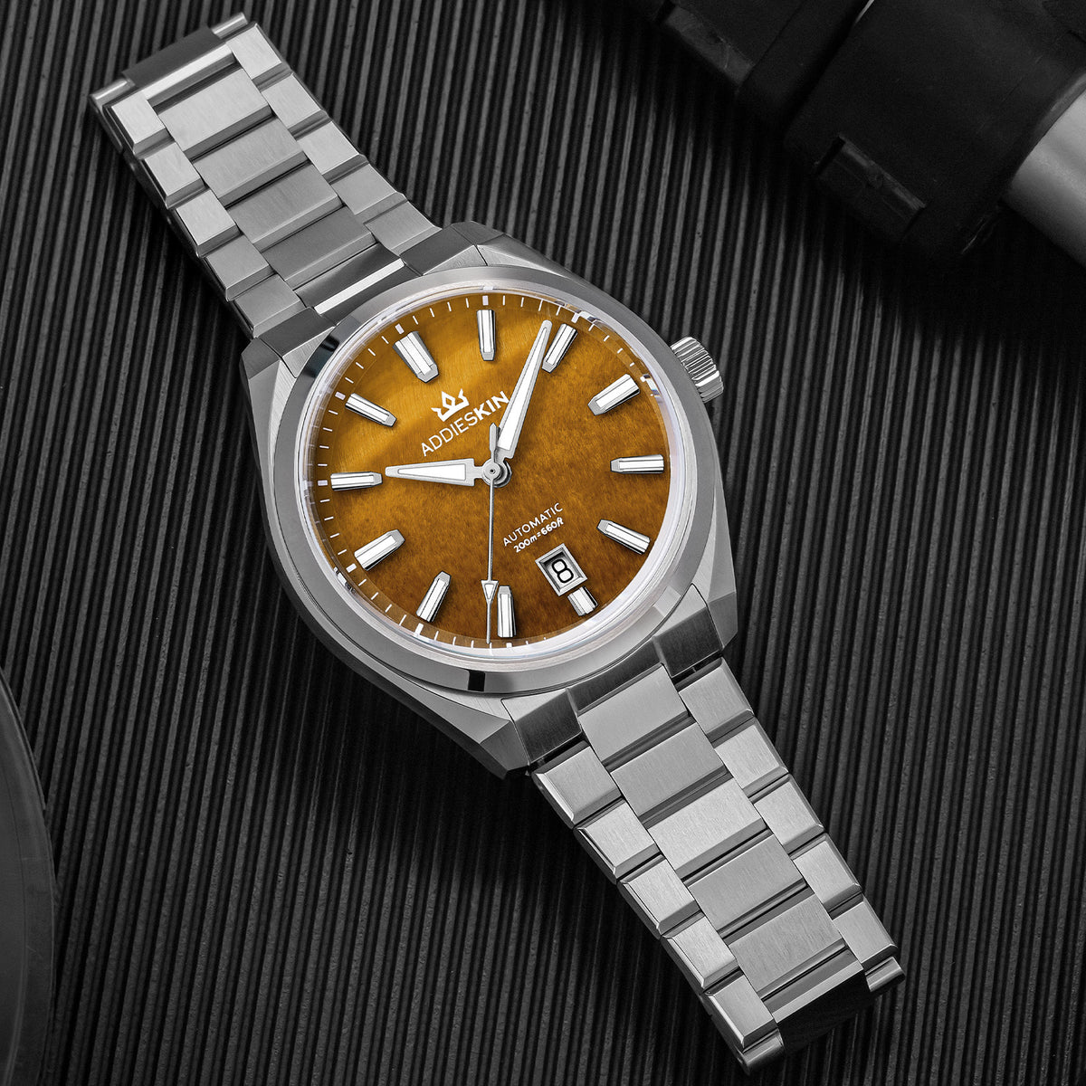 🔥SALDI D'AUTUNNO 🔥 Orologio automatico di lusso AddiesKIN K010 da 40 mm con quadrante in pietra naturale e movimento Miyota 9015
