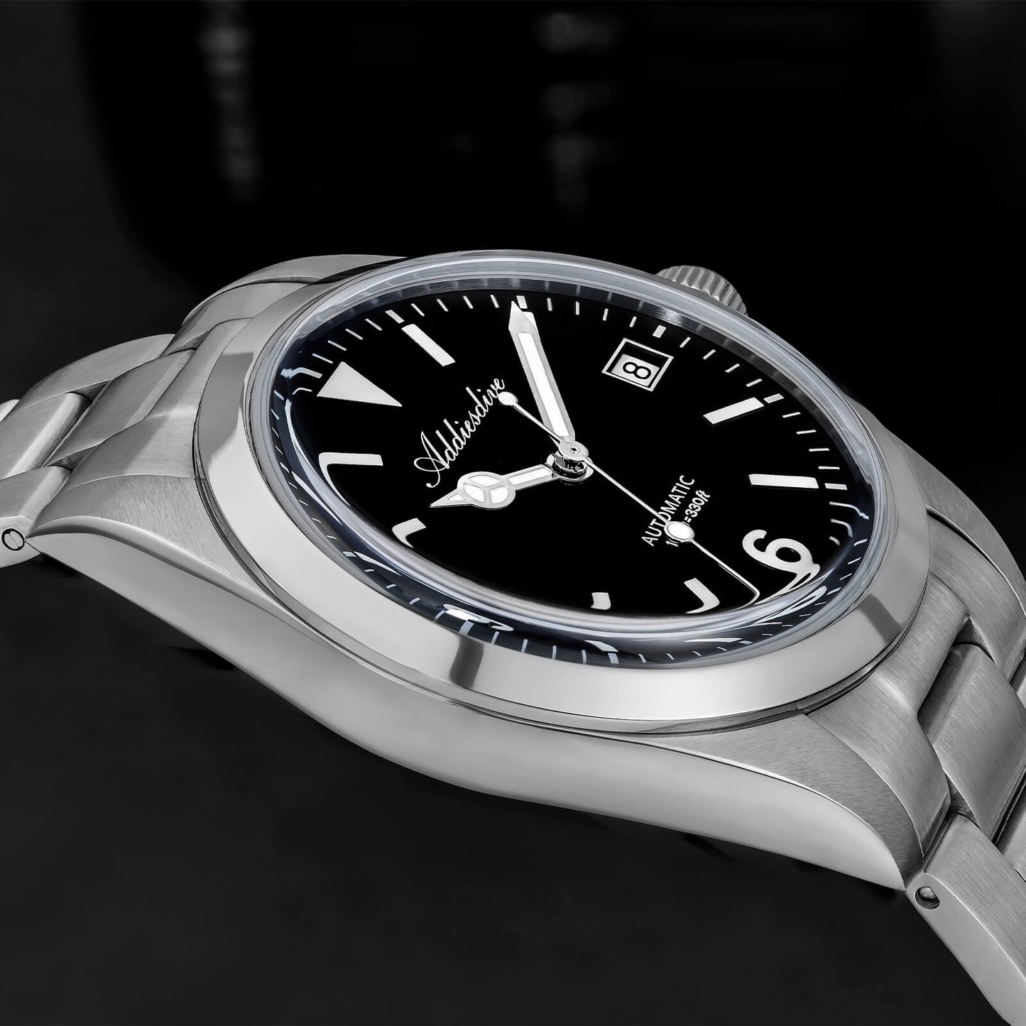 Orologio ADDIESDIVE 36mm AD2556 Automatico Stile Explorer con Movimento ST2130 e Vetro Zaffiro Bombato