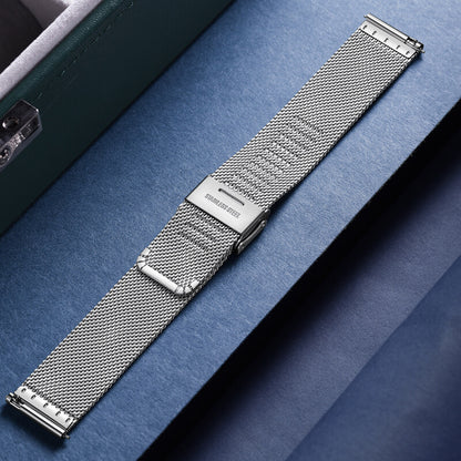 ADDIESDIVE Cinturino per Orologio in Maglia di Acciaio Inossidabile da 20 mm