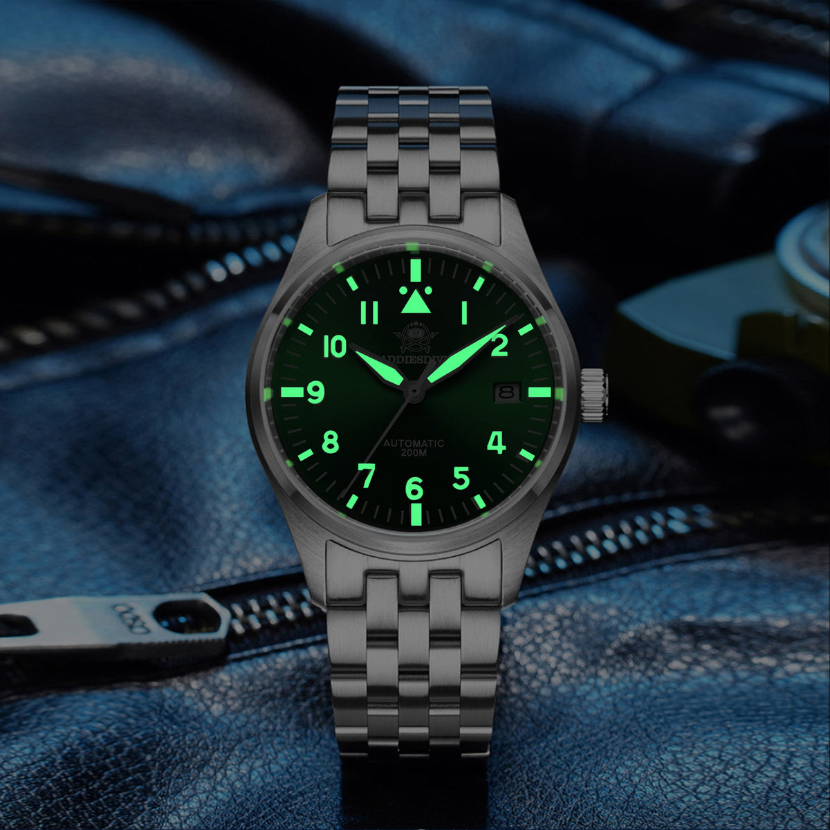 ★Magazzino italiano★ADDIESDIVE® Orologio automatico da uomo elegante da 39 mm con movimento NH35A (MY-H2)