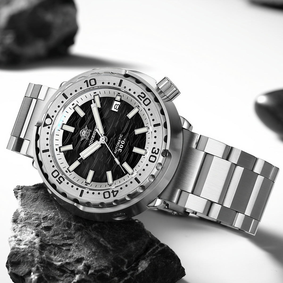 ★Speciale Capodanno★ Orologio automatico Addiesdive con cinturino in acciaio inossidabile, AD2098