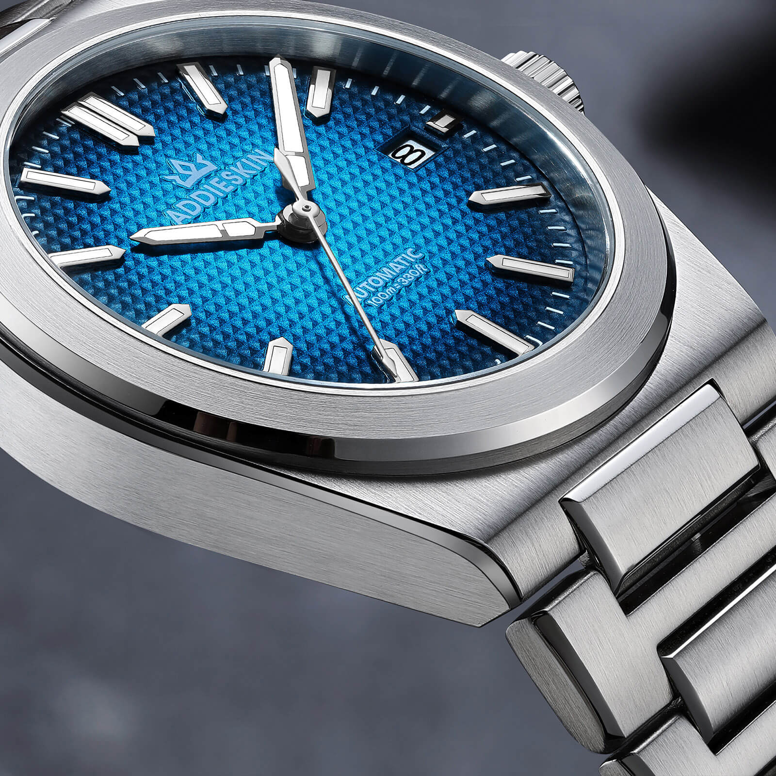 Orologio da uomo ADDIESKIN K004 "Waffle Elegance" automatico 9015