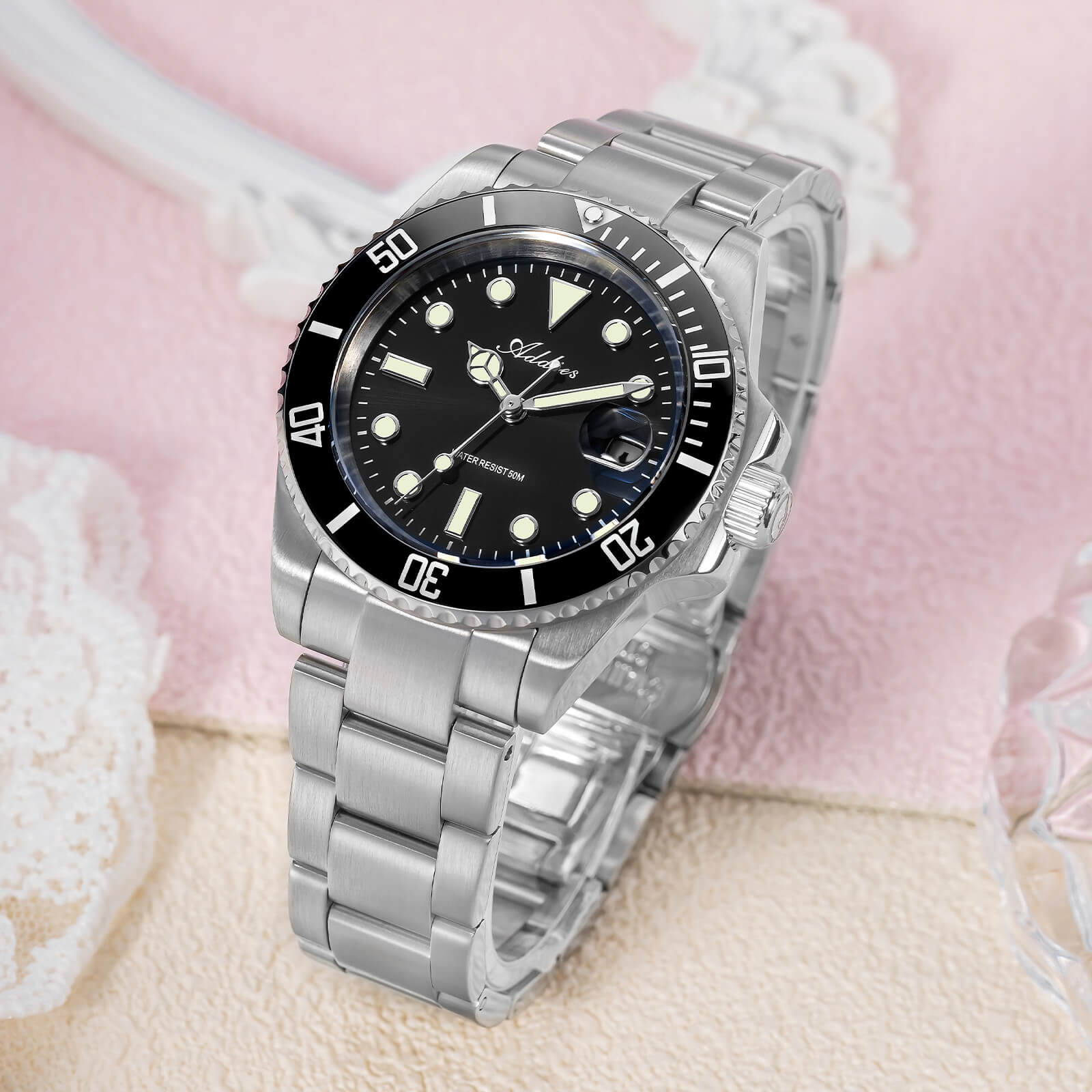 Addies Orologio al quarzo Luxury in acciaio inossidabile AW25902