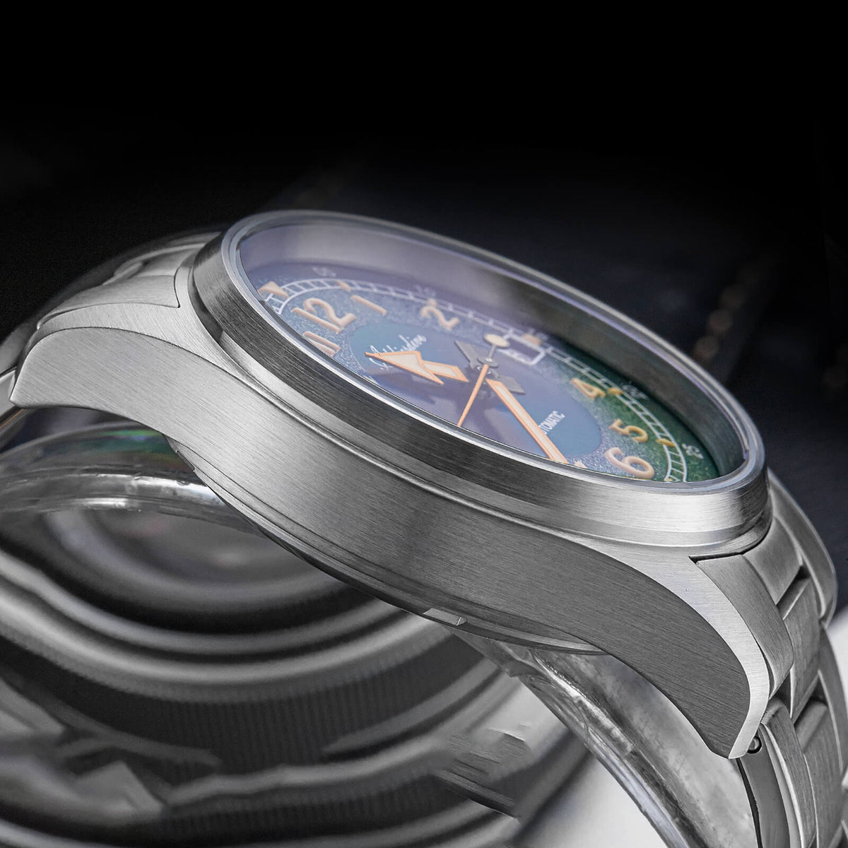★Xmas Special Offers★ADDIESDIVE 39mm Explore Orologio Meccanico Retrò da Uomo AD2055