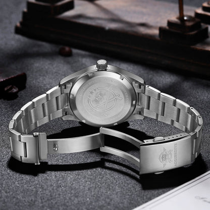 ★Xmas Special Offers★ADDIESDIVE 39mm Explore Orologio Meccanico Retrò da Uomo AD2055