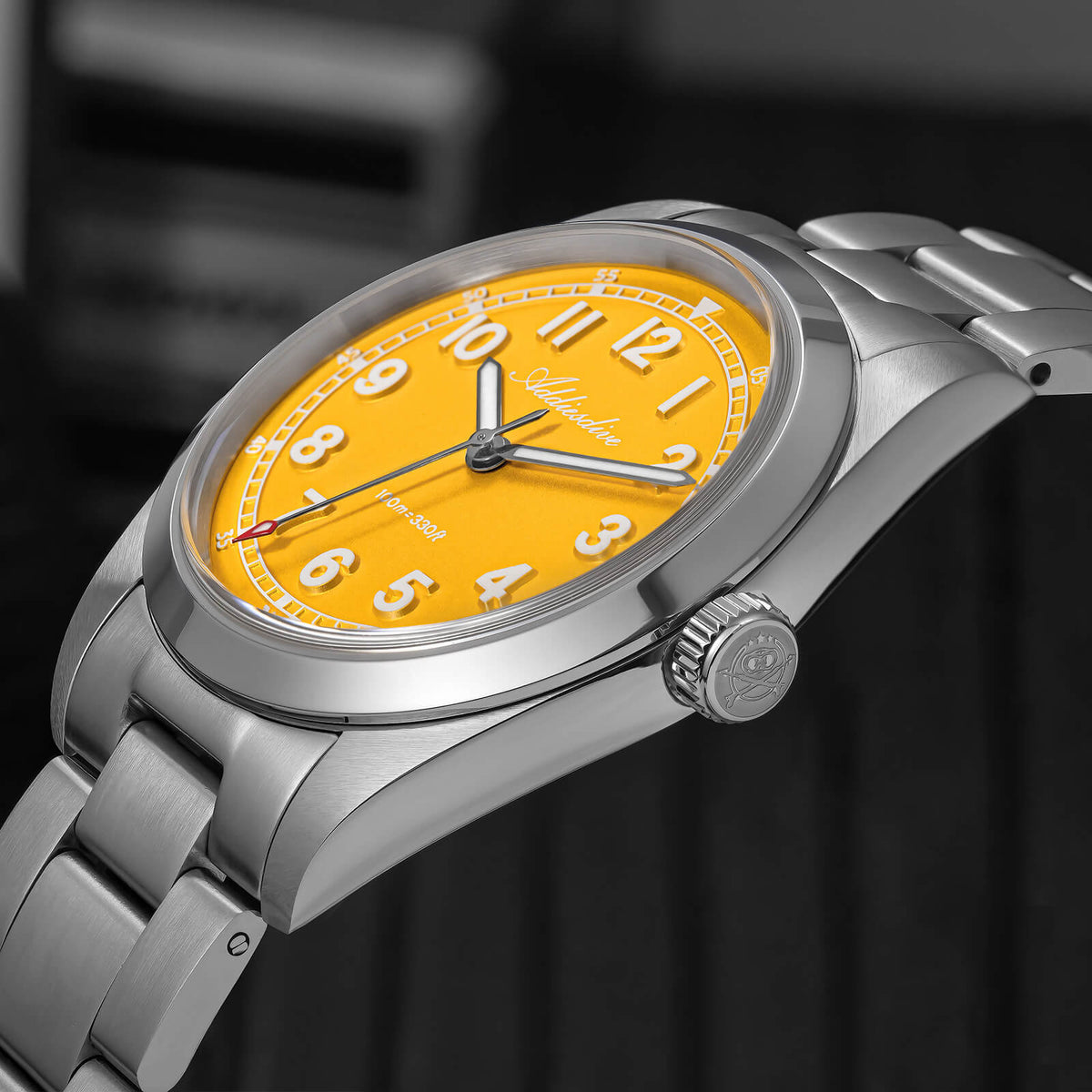 Orologio al quarzo ADDIESDIVE da 36 mm con movimento Super 2035 AD2521
