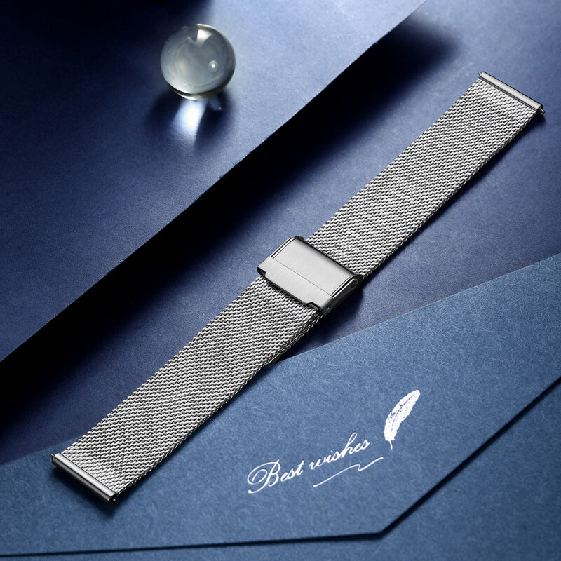ADDIESDIVE Cinturino per Orologio in Maglia di Acciaio Inossidabile da 20 mm