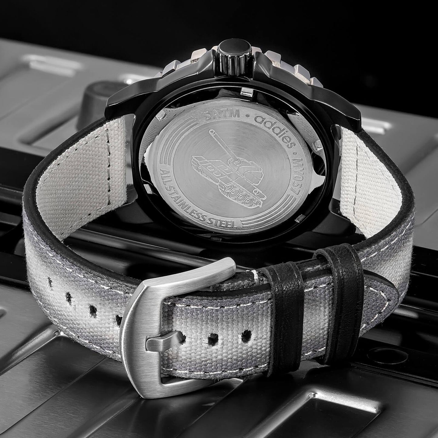 ADDIES Orologio Sportivo al Quarzo MY-057, Impermeabile Fino a 50 m