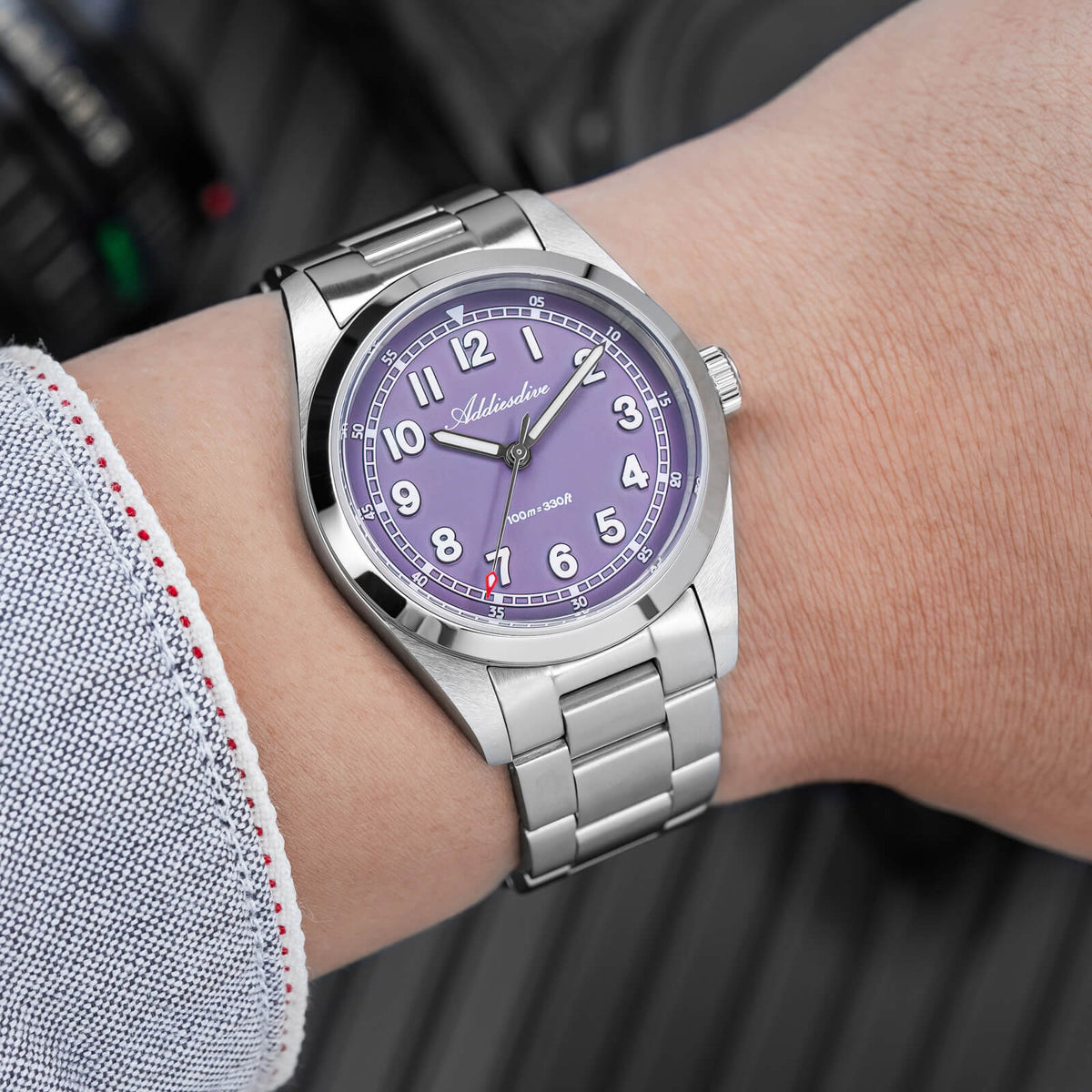 Orologio al quarzo ADDIESDIVE da 36 mm con movimento Super 2035 AD2521