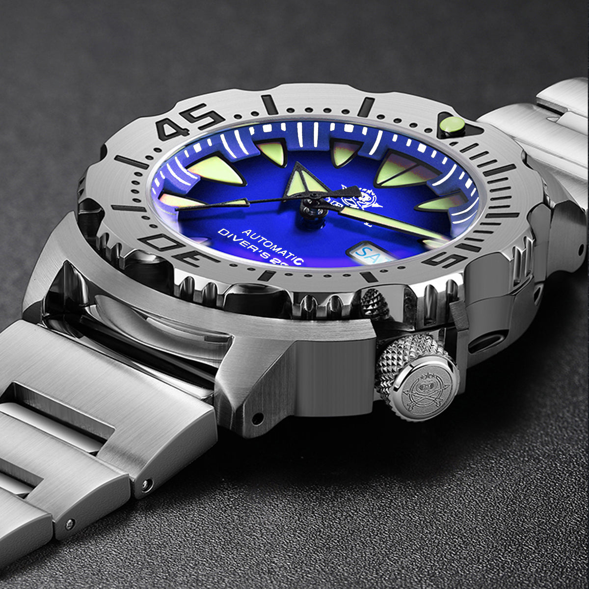 🔥SALDI D'AUTUNNO 🔥 Orologi automatici da sub ADDIESDIVE® Monster da uomo (AD2103)