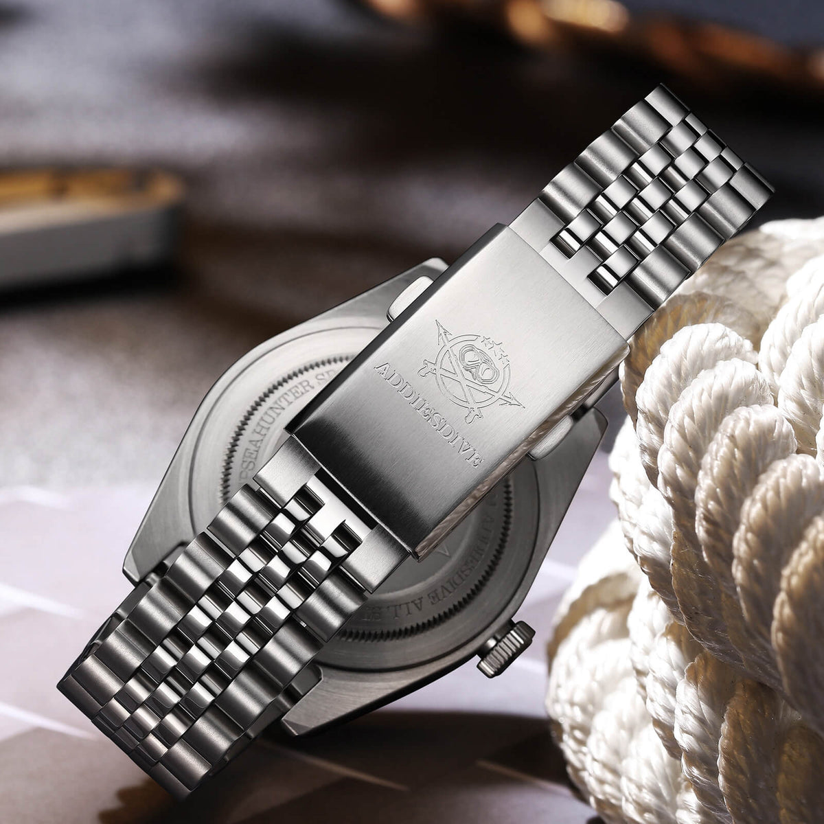 ★Saldi Anniversario★ADDIESDIVE 39mm Orologio al Quarzo BB58 GMT AD2044