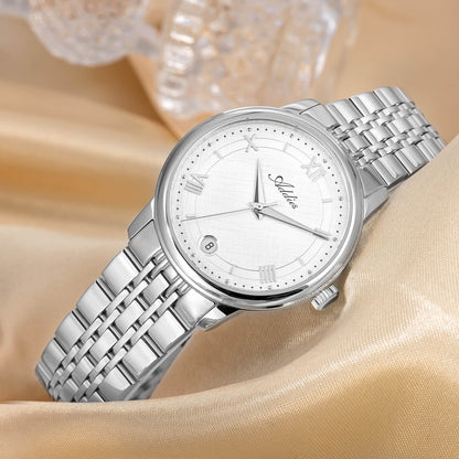 Orologio da donna di lusso Addies, al quarzo, in acciaio inossidabile, 31 mm – AW25904