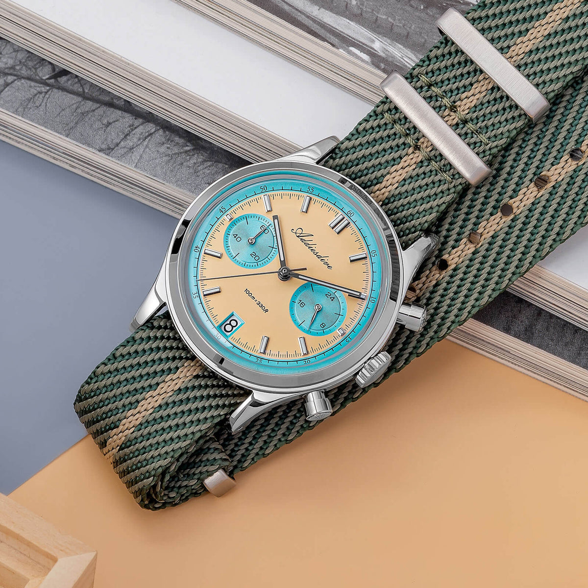 🔥SALDI D'AUTUNNO 🔥ADDIESDIVE Orologio cronografo VK64 38mm AD2095
