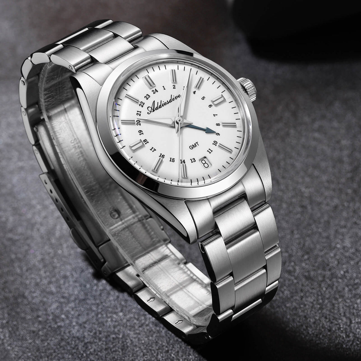 ★Saldi Anniversario★ADDIESDIVE Orologio al Quarzo GMT Elegance Collection AD2065