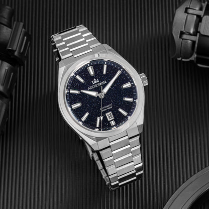 🔥SALDI D'AUTUNNO 🔥 Orologio automatico di lusso AddiesKIN K010 da 40 mm con quadrante in pietra naturale e movimento Miyota 9015
