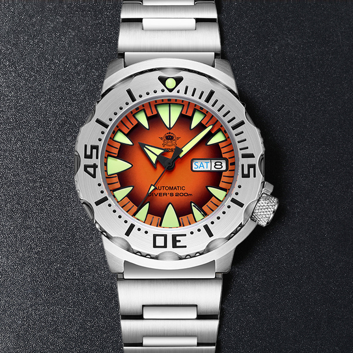 🔥SALDI D'AUTUNNO 🔥 Orologi automatici da sub ADDIESDIVE® Monster da uomo (AD2103)